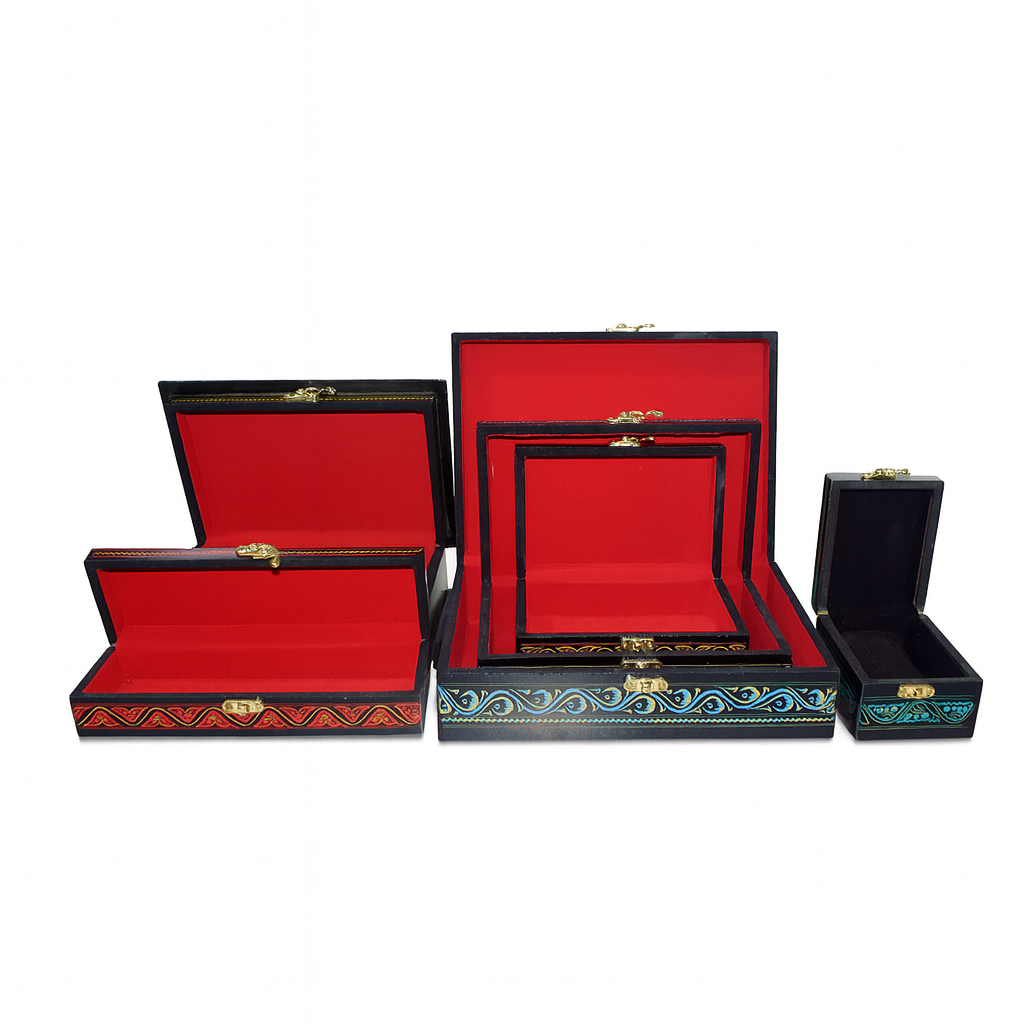 WOODEN JEWELLERY BOX (NAQSHI ART)