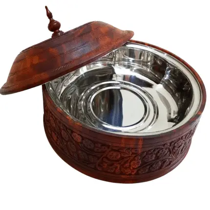 HOTPOT (CARVED) MATTE FINISH WITH STEEL BOWL